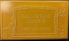 MLB-BASEBALL-ST VINCENT-1988-FIRST DAY COVER+STAMP-BABE RUTH+LOU GEHRIG+TY COBB