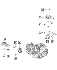 Genuine Mopar Engine Mount Bracket Kit NEW OE...