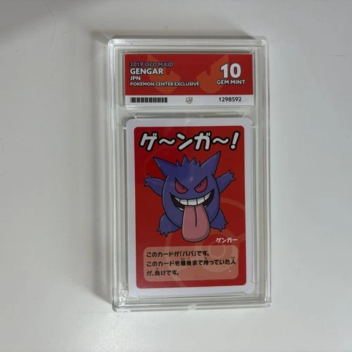 Pokemon - ACE 10 - Old Maid Gengar - 2019 Red Back Pokemon Center Exclusive