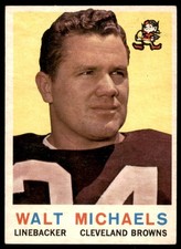 1959 Topps #26 WALT MICHAELS Cleveland Browns EX-EX+