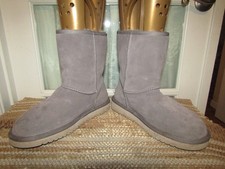 Koolaburra By Ugg Koolah Short Gray Leather Women  s size 7 style 1017090