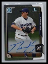 2015 Bowman Draft #BCA-NK Nathan Kirby 1st Chrome Draft Pick Autograph RC