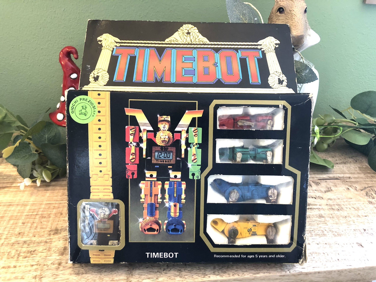 R2 Robot Orologio Timebot Vintage 1985 Voltron Golion Lionbot