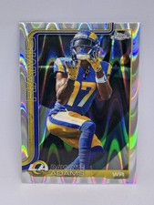 2025 Topps Chrome Football Davante Adams RayWave Refractor #165 - Rams