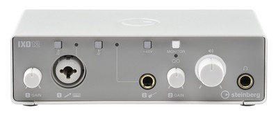 IXO12 White, 2x2 USB 2.0 24-Bit/192kHz Audio Interface With Cubase AI, Cubasi...