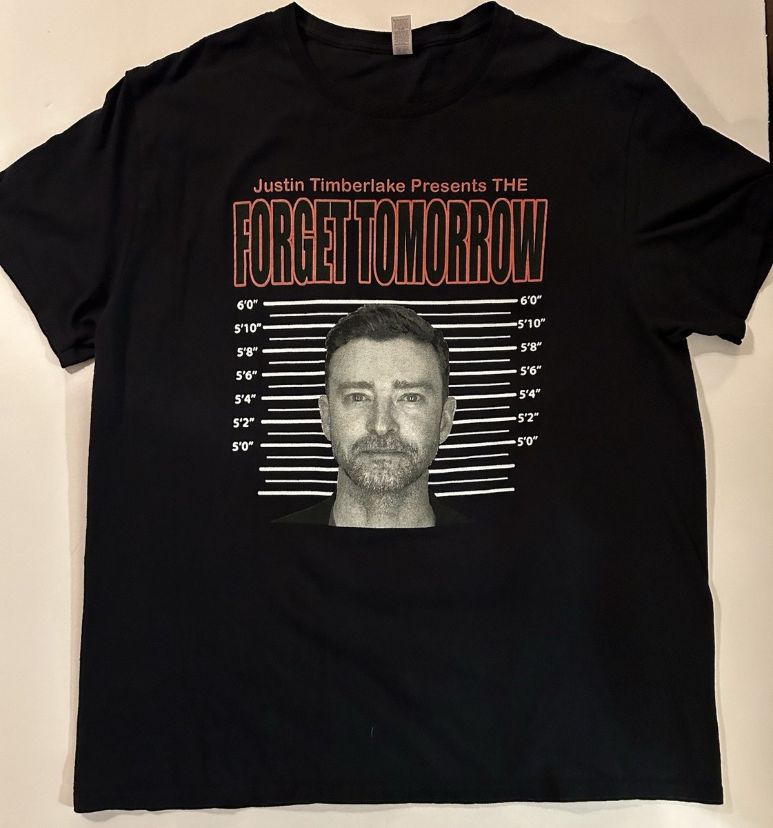 IO 横浜アリーナ just show 証明写真 mug shot t Tシャツ Justin Timberlake Mugshot T-shirt | eBay