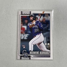 2026 Topps Series 1 Base Set Baseball Card -- #55 Warming Bernabel RC Rookie
