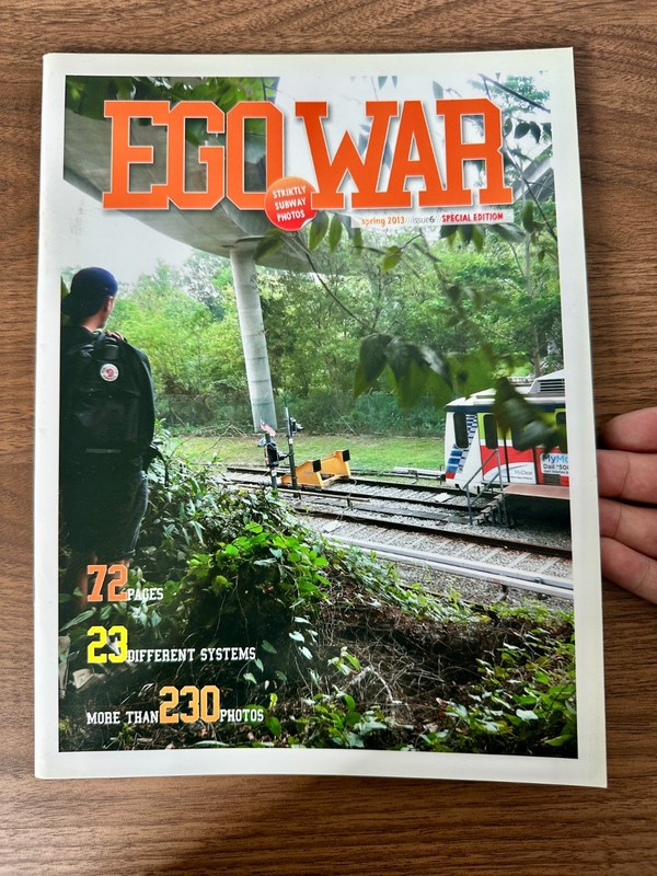 Ego War Graffiti Magazine Italy Special Edition All Subways Spring 2013 Issue 6