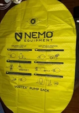 NEMO Vortex Pump Sack Sleeping Pad Inflator - New Inflation Device