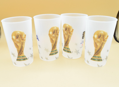 Michelob Ultra FIFA World Cup 2026 USA Trophy Set Of 4 Plastic