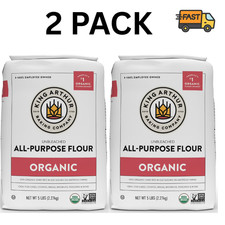 King Arthur All Purpose Flour 5 lb 2 Pack Unbleached Kitchen Baking Bulk