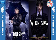 Wednesday TV Series Season 1 2 2022-2025 DVD HD Eng All Region New Free Ship