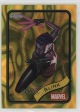 2025 Topps Chrome Marvel Comics Yellow Lava Refractor Blink #48 1ok0