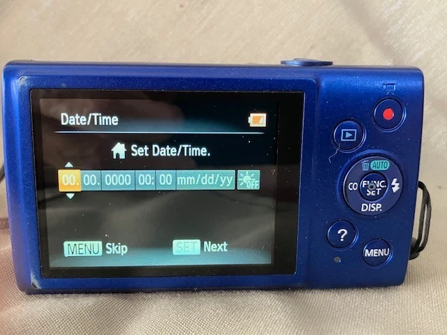 Canon PowerShot ELPH 170 IS  170 Digital Camera - Blue-Working - Image 2 of 3