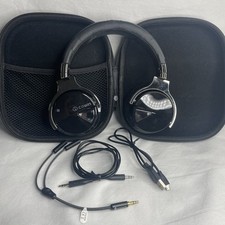 Authentic Cowin E7 Pro Series Audio Headphones Silver Chrome Black Case  Wires