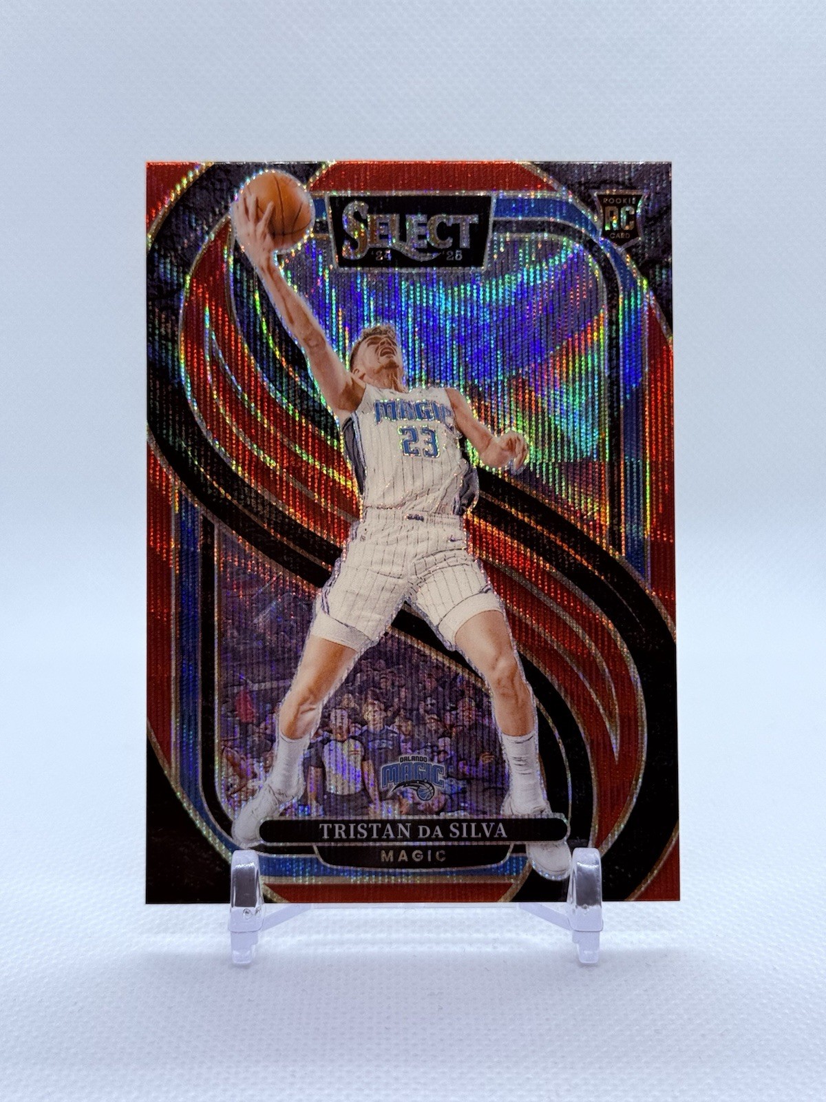 2024-25 Panini Select Tristan Da Silva #167 Premier Level Red Wave RC Magic