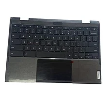 Replacement Laptop Upper Case Palmrest Non-Backlit Keyboard Touchpad Assembly 