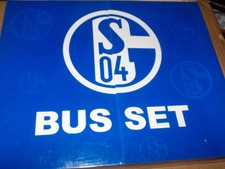 FC Schalke 04 - BUS SET mit 2 S04 Mannschaftsbussen--  Neu,OVP,Lizenz,RARIT&Auml;T