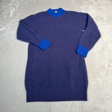 JW Anderson Uniqlo Sweater Dress Womens Small Blue Oversized Knit Casual