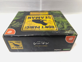 SEAMAN with Mic Device Visual Memory Sega Dreamcast Japanese region Box manual