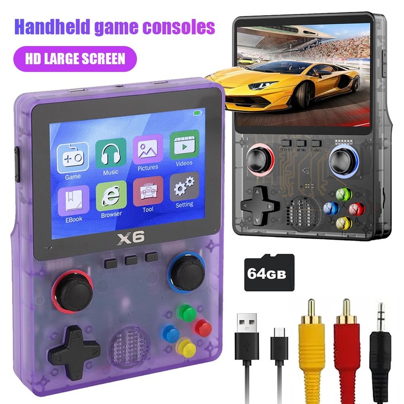 Built-in 6000 Games Handheld Retro Video Game Console Gameboy Classic Games UK