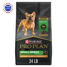 Purina Pro Plan Small Breed Dog Food Shredded Blend Chicken and Rice Formula