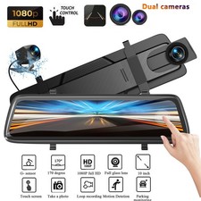 10" Backup Camera Mirror Car Rear View Reverse Night Vision Parking System Kit