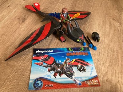 Playmobil 70727 Dragon Racing Dragons Hicks und Ohnezahn Figur + Anleitung