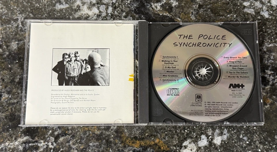 VINTAGE Synchronicity by The Police (CD, Oct-1983, A&M (USA)) TESTED NICE!! Foto 2 de 4