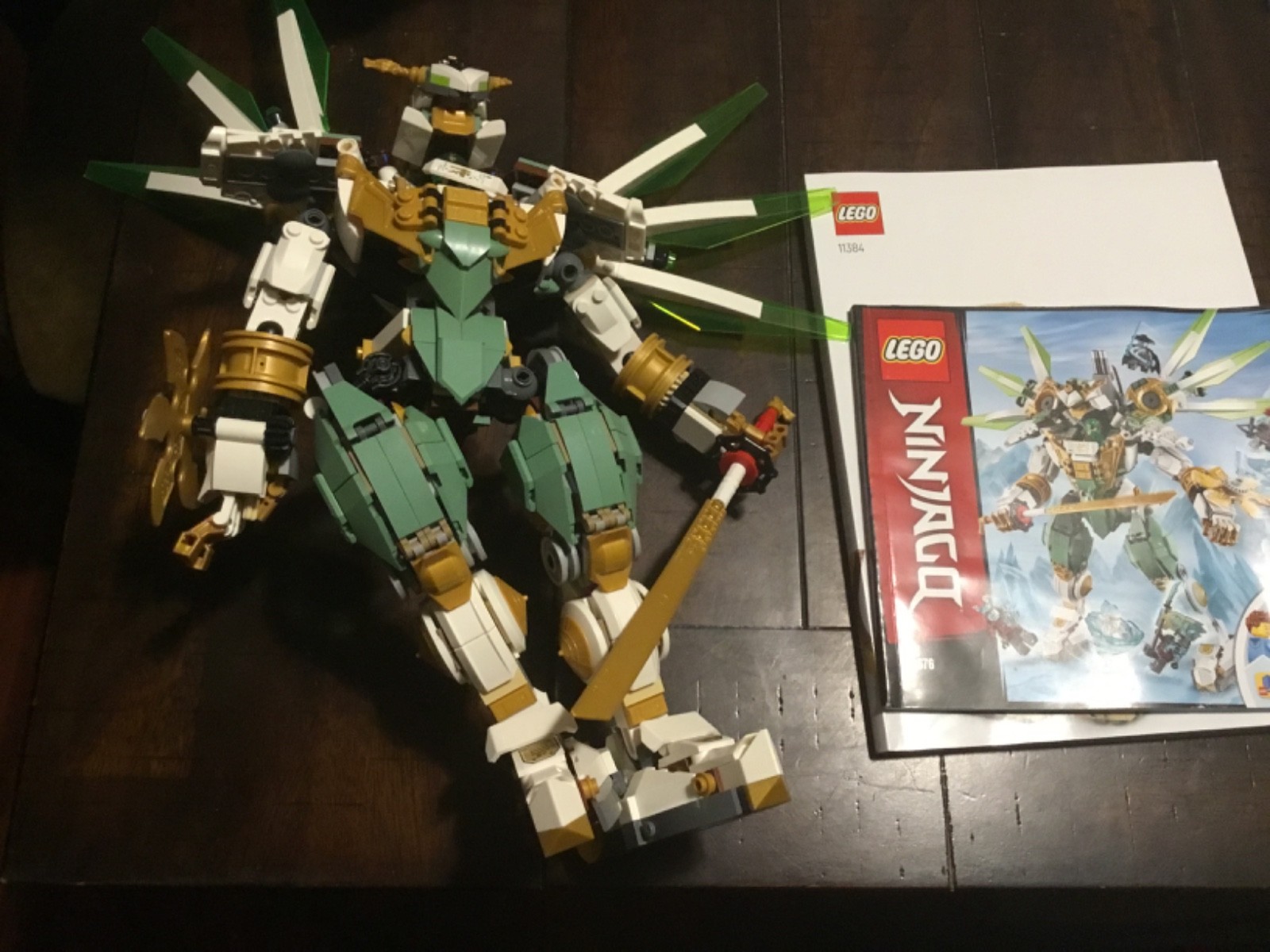 PRE BUILT LEGO NINJAGO: Lloyd's Titan Mech (70676)