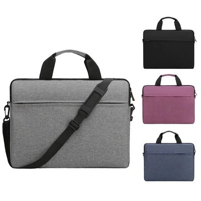 Wasserdichte 15,6-Zoll-Laptop-PC-Schultertasche weiche Notebook-Tasche Hülle UK