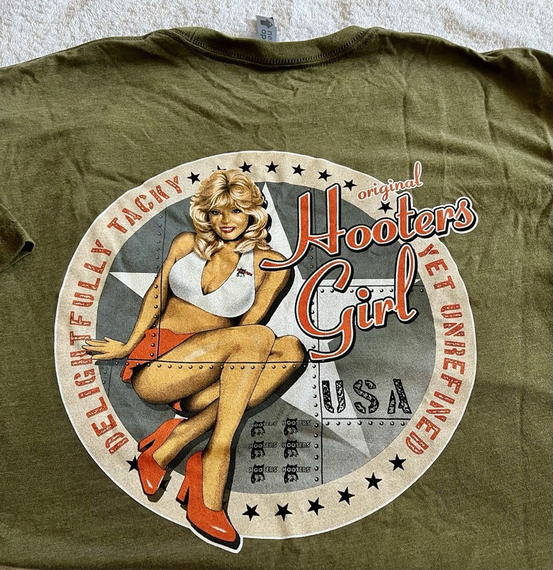 4 New HOOTERS- T-shirts and Shot-Glass  *Collectors Item STORE IS NOW CLOSED