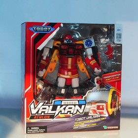 Fire Engine Robot Transforming Robot Toy Action Figure V Valkan Athlon Vehicle