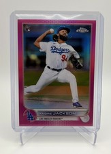 Andre Jackson Pink Refractor Rookie RC 2022 Topps Chrome Card #121 Dodgers
