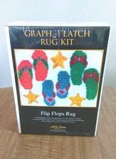 Rug Graph N Latch Kit MCG Textiles 27" x 20" Beach Theme Made in USA