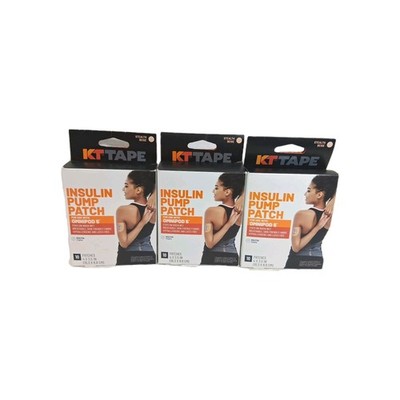 KT Tape Insulin Pump Patch Compatible With Omnipod 5 10ct Lot Of 3 New