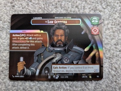 Star Wars Unlimited - Saw Gerrera: Bring Down The Empire - #767 Leader Showcase