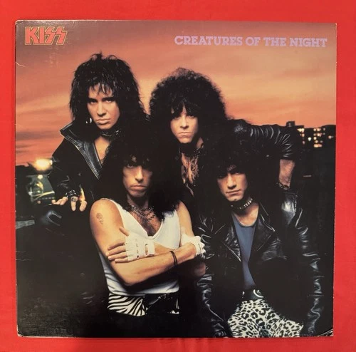 KISS ✨ CREATURES OF THE NIGHT ✨ 1982 NON MAKEUP COVER ✨ MERCURY  EX VINYL  LP !