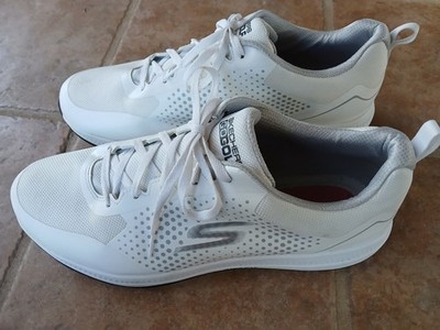 Skechers Go Golf Elite 5 Sport Plus Fit Waterproof Golf Shoes White. 15-D