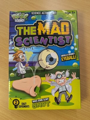 Weird Science Activity Set, Mad Scientist, Augapfel, Schleim, Rotz, SPASS GESCHENK