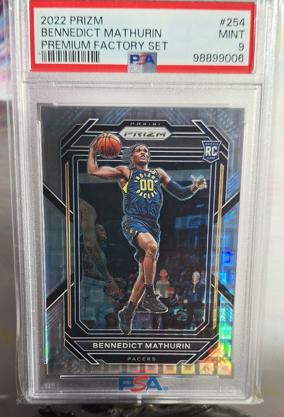 2022-23 Panini Prizm Bennedict Mathurin #254 Premium Factory Set Prizm /150 (RC)