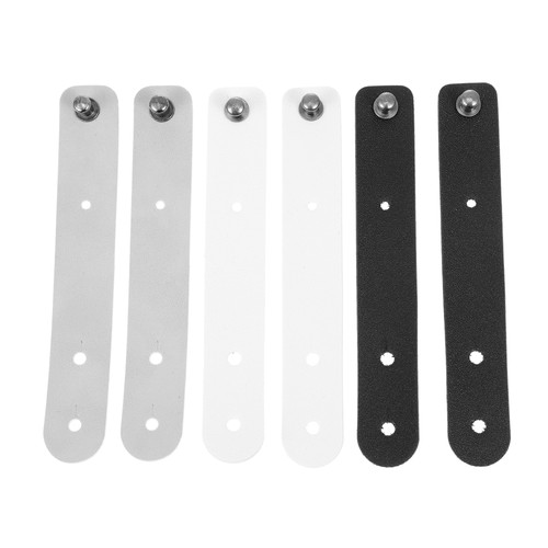 6 Pcs Power Cord Ties Cable Organiser Wire Management Strap Buckle - 第 1/8 張圖片