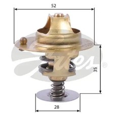 Thermostat ohne Gehäuse TH14178G1 GATES für HONDA ROVER