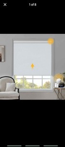 Smart Motorized Blackout Roller Shade - 39" x 72" (Alexa/Google Compatible)