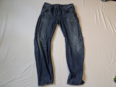 G-Star RAW ARC 3D Slim Jeans Men's 33x30 (Tagged 32x32) Distressed Well Worn