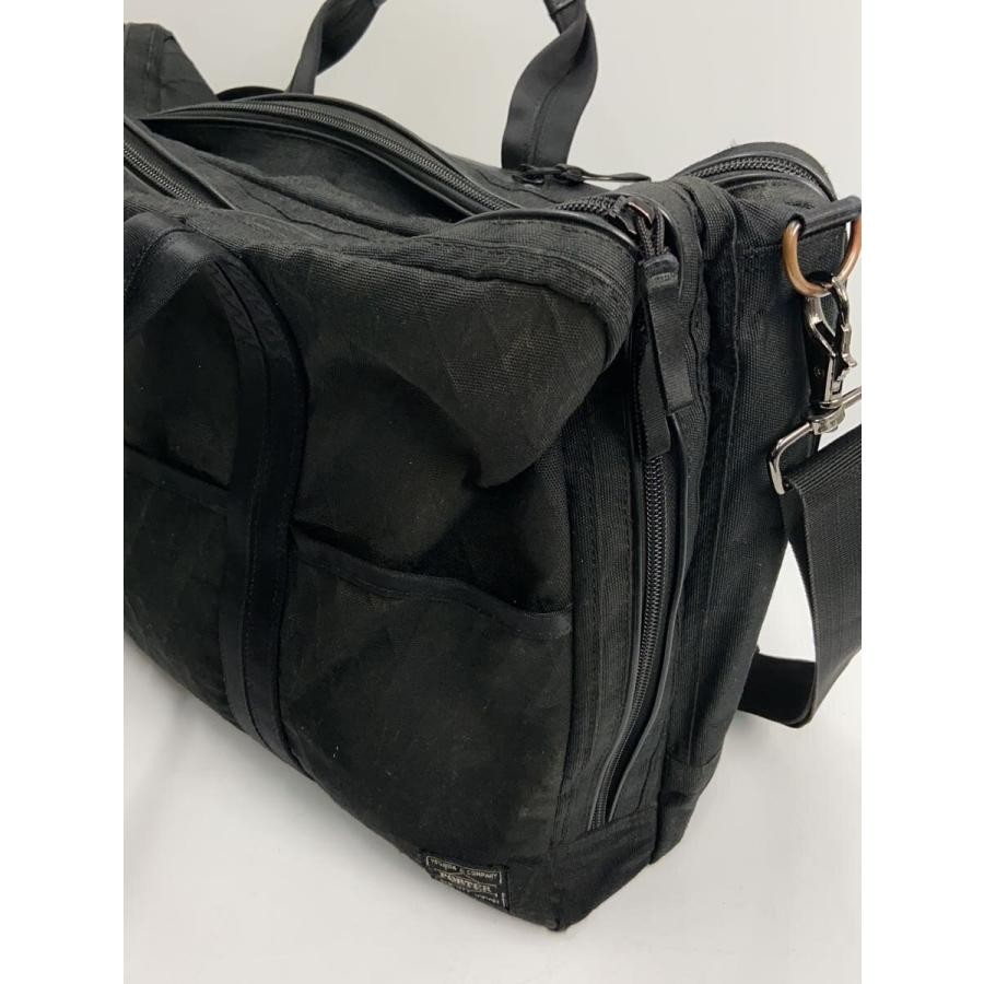 PORTER Briefcase Polyester Black Authentic Men D:… - image 9