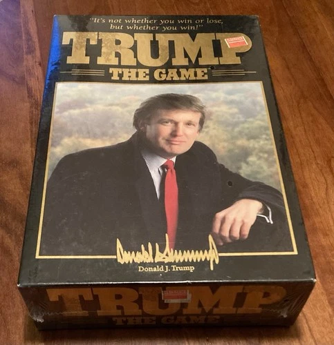 Milton Bradley Trump The Game 1989 Board Game New Sealed Vintage