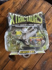 XTRACTAURS T-REX DINOSAUR TOY FIGURE ONLINE FIGHT GAME STARTER KIT 2009 NEW