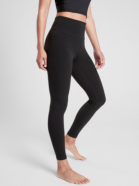 ATHLETA Ultra High Rise Elation Tight Leggings MT M T TALL Black Yoga FULL Lngth | eBay