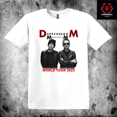 Depeche Mode ''Momento Mori 2023 World Tour'' Unisex Double-Sided T-SHIRT S-3XL  